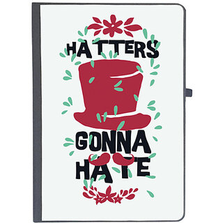                       UDNAG Ruled Notebook Diary 'hatters gonna hate', [A5 80Pages 80GSM]                                              