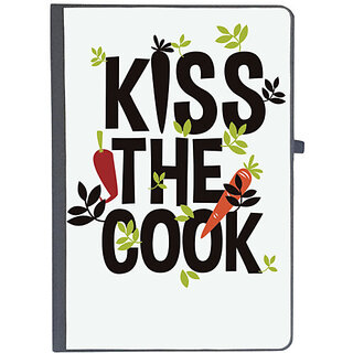                       UDNAG Ruled Notebook Diary 'Cook | Kiss the cook', [A5 80Pages 80GSM]                                              