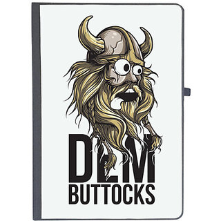                      UDNAG Ruled Notebook Diary 'Vikings | DEM buttocks', [A5 80Pages 80GSM]                                              