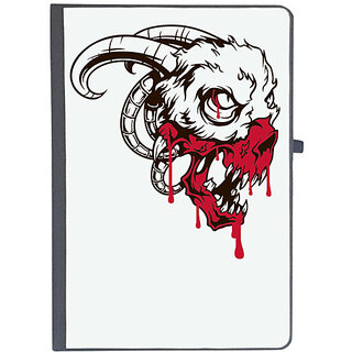                       UDNAG Ruled Notebook Diary 'Death | Blood and death', [A5 80Pages 80GSM]                                              
