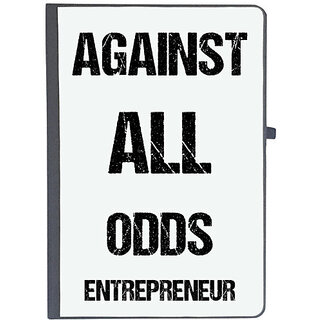                       UDNAG Ruled Notebook Diary 'Entrepreneur | Against all odds entrepreneur', [A5 80Pages 80GSM]                                              