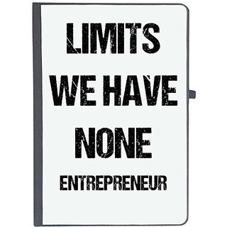                       UDNAG Ruled Notebook Diary 'Entrepreneur | limits we have none entrepreneur', [A5 80Pages 80GSM]                                              