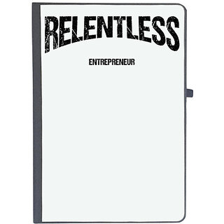                       UDNAG Ruled Notebook Diary 'Entrepreneur | Relentless Entrepreneur', [A5 80Pages 80GSM]                                              