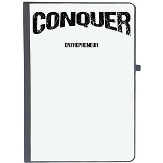                       UDNAG Ruled Notebook Diary 'Entrepreneur | Conquer entrepreneur', [A5 80Pages 80GSM]                                              