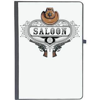                       UDNAG Ruled Notebook Diary 'Death | Hat Gun Saloon', [A5 80Pages 80GSM]                                              