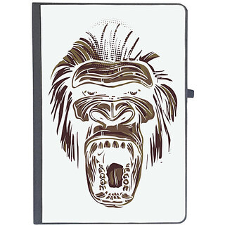                       UDNAG Ruled Notebook Diary 'Chimpanzee', [A5 80Pages 80GSM]                                              