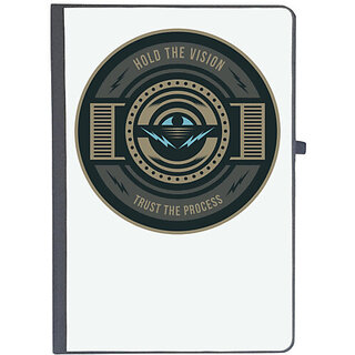                       UDNAG Ruled Notebook Diary 'Vision | Hold the vision trust the process', [A5 80Pages 80GSM]                                              