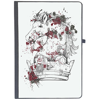                       UDNAG Ruled Notebook Diary 'Crown | Horse Crown', [A5 80Pages 80GSM]                                              