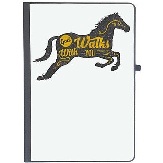                       UDNAG Ruled Notebook Diary 'Walks with You', [A5 80Pages 80GSM]                                              