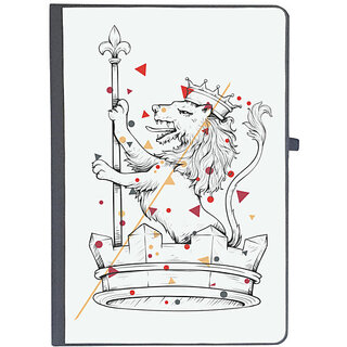                       UDNAG Ruled Notebook Diary 'Crown | Lion Crown', [A5 80Pages 80GSM]                                              