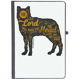                      UDNAG Ruled Notebook Diary 'Lord | The lord will make you the head not the tail', [A5 80Pages 80GSM]                                              