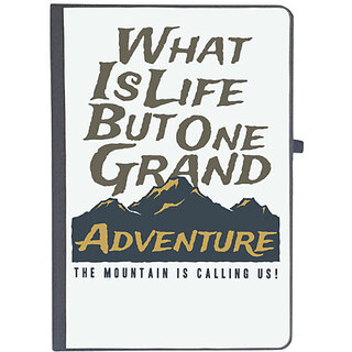                       UDNAG Ruled Notebook Diary 'Mountain and adventure | Mountain and adventure', [A5 80Pages 80GSM]                                              