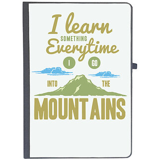                       UDNAG Ruled Notebook Diary 'Mountains', [A5 80Pages 80GSM]                                              