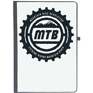                       UDNAG Ruled Notebook Diary 'Mountain and MTB', [A5 80Pages 80GSM]                                              