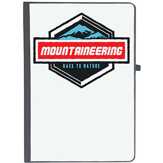                      UDNAG Ruled Notebook Diary 'Mountaineering', [A5 80Pages 80GSM]                                              
