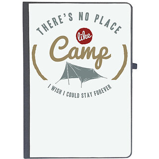                       UDNAG Ruled Notebook Diary 'Camp and Tent', [A5 80Pages 80GSM]                                              