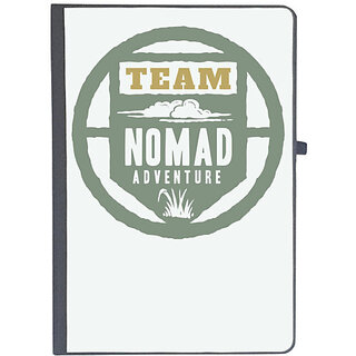                       UDNAG Ruled Notebook Diary 'Team NOMAD adventure', [A5 80Pages 80GSM]                                              