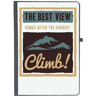                       UDNAG Ruled Notebook Diary 'Mountain view', [A5 80Pages 80GSM]                                              