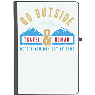                       UDNAG Ruled Notebook Diary 'Mountain travel', [A5 80Pages 80GSM]                                              
