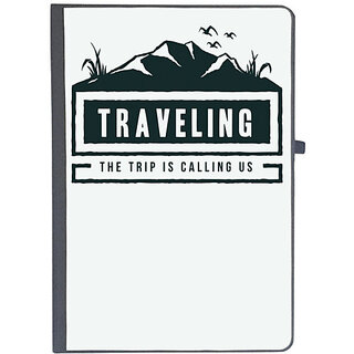                       UDNAG Ruled Notebook Diary 'Mountain travelling', [A5 80Pages 80GSM]                                              