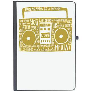                       UDNAG Ruled Notebook Diary 'Media Player', [A5 80Pages 80GSM]                                              