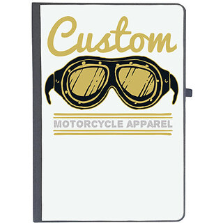                       UDNAG Ruled Notebook Diary 'Custome motorcycle apparel', [A5 80Pages 80GSM]                                              