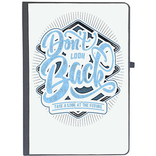                       UDNAG Ruled Notebook Diary 'Future | Dont look back, Take a look at the future', [A5 80Pages 80GSM]                                              