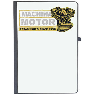                       UDNAG Ruled Notebook Diary 'machina Motor', [A5 80Pages 80GSM]                                              