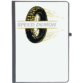                       UDNAG Ruled Notebook Diary 'Speed Demon', [A5 80Pages 80GSM]                                              