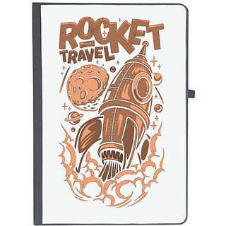                       UDNAG Ruled Notebook Diary 'Rocket | Rocket travel', [A5 80Pages 80GSM]                                              