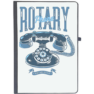                       UDNAG Ruled Notebook Diary 'Rotary phone | Vintage Style', [A5 80Pages 80GSM]                                              
