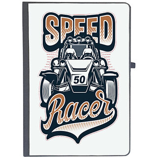                       UDNAG Ruled Notebook Diary 'Racer | Speed Car Racer', [A5 80Pages 80GSM]                                              