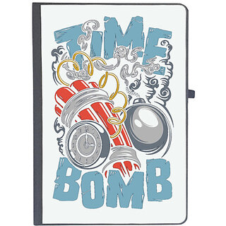                       UDNAG Ruled Notebook Diary 'Bomb | Time bomb', [A5 80Pages 80GSM]                                              