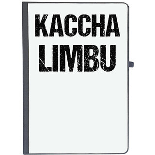                       UDNAG Ruled Notebook Diary 'Kaccha limbu', [A5 80Pages 80GSM]                                              