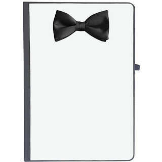                       UDNAG Ruled Notebook Diary 'Bow Tie | Black bow tie', [A5 80Pages 80GSM]                                              