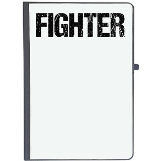                       UDNAG Ruled Notebook Diary 'Fighter', [A5 80Pages 80GSM]                                              