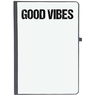                       UDNAG Ruled Notebook Diary 'Vibes | Good Vibes', [A5 80Pages 80GSM]                                              