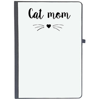                       UDNAG Ruled Notebook Diary 'Mom | Cat Mom', [A5 80Pages 80GSM]                                              