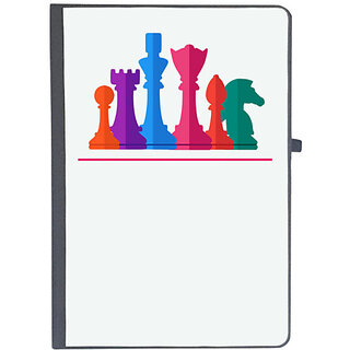                       UDNAG Ruled Notebook Diary 'Chess Pieces', [A5 80Pages 80GSM]                                              