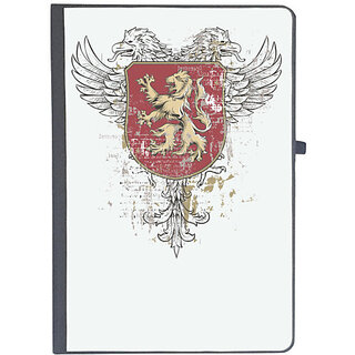                       UDNAG Ruled Notebook Diary 'Logo | Lion', [A5 80Pages 80GSM]                                              