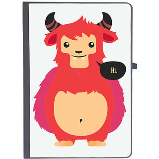                       UDNAG Ruled Notebook Diary 'Cartoon | Hi', [A5 80Pages 80GSM]                                              