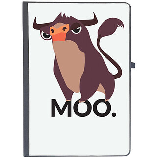                       UDNAG Ruled Notebook Diary 'Cartoon | Bull moo', [A5 80Pages 80GSM]                                              