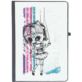                       UDNAG Ruled Notebook Diary 'Death | Doll', [A5 80Pages 80GSM]                                              