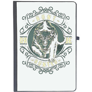                       UDNAG Ruled Notebook Diary 'Hunter | Hunt Or Be Hunted', [A5 80Pages 80GSM]                                              