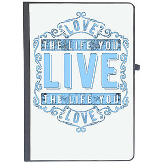                       UDNAG Ruled Notebook Diary 'Love | Love The Life You Live The Life You love', [A5 80Pages 80GSM]                                              