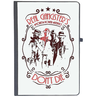                       UDNAG Ruled Notebook Diary 'Gangster | Real Gangsters Dont Die', [A5 80Pages 80GSM]                                              