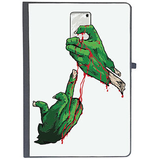                       UDNAG Ruled Notebook Diary 'Death | Mobile, blood and death', [A5 80Pages 80GSM]                                              
