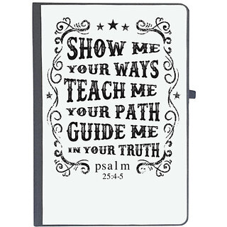                       UDNAG Ruled Notebook Diary 'Show Me Your Ways Teach Me Your Path Guide me In your Truth', [A5 80Pages 80GSM]                                              