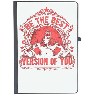                       UDNAG Ruled Notebook Diary 'Gym | Be The Best Version Of You', [A5 80Pages 80GSM]                                              
