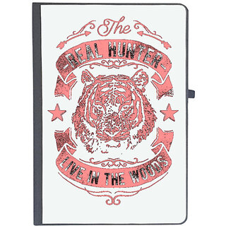                       UDNAG Ruled Notebook Diary 'Hunter | Real Hunters Live In the Woods', [A5 80Pages 80GSM]                                              